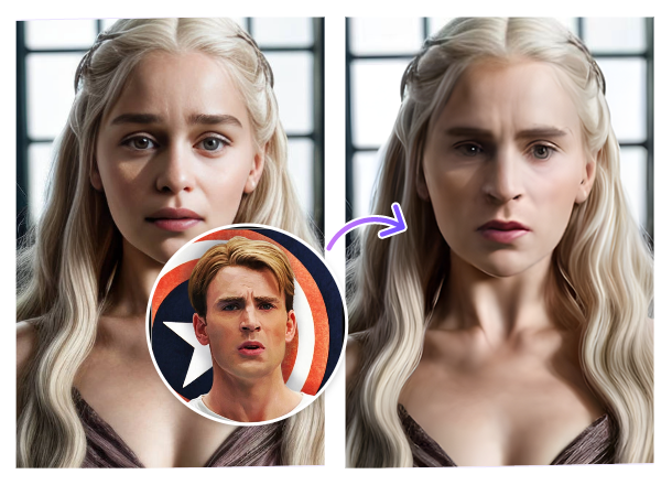 Face swap en fotos gratis