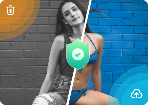 Política de no registro para proteger tus fotos